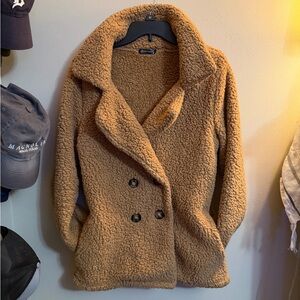 Warm Tan Teddy Jacket